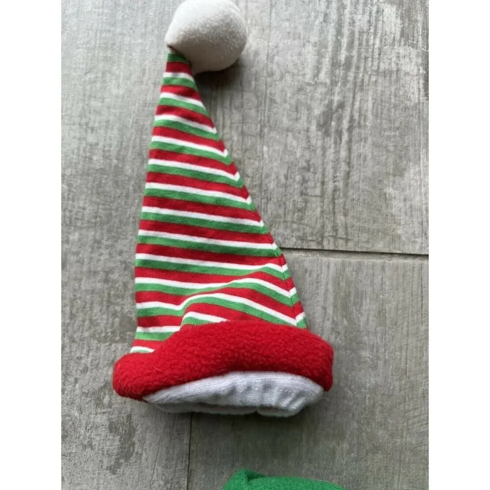 DAN DEE Liquor Wine Bottle Christmas Scarf & Hat Set Decoration Gift Party